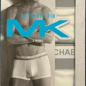 Michael Kors White Rib Trunks - 2 Pack